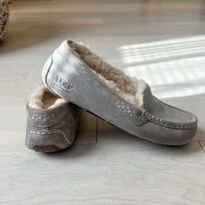 Authentic UGG Ansley Slipper Loafer- light grey size 7